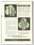 Meese Inc 1935 vintage ice cream ad Shamrock Shippers construction