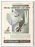 Sutherland Paper Company 1935 vintage box ad ice cream carton package Sutherland Paper Company 1935 vintage box ad ice cream carton package