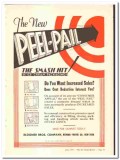 Bloomer Bros Company 1936 vintage ice cream ad Peel-Pail packaging Bloomer Bros Company 1936 vintage ice cream ad Peel-Pail packaging