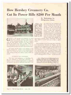 Hershey Creamery Company 1936 vintage dairy article ice cream Hershey Creamery Company 1936 vintage dairy article ice cream