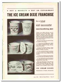 Dixie Cup Company 1936 vintage ice cream ad Franchise merchandising Dixie Cup Company 1936 vintage ice cream ad Franchise merchandising