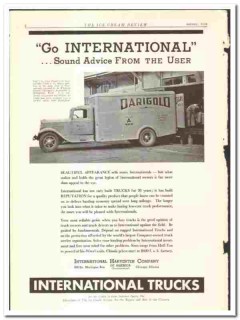 International Harvester Company 1936 vintage truck ad Darigold
