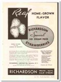 Richardson Corp 1936 vintage ice cream ad Real Home-Grown Flavor Richardson Corp 1936 vintage ice cream ad Real Home-Grown Flavor