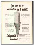 Vogt Processes Inc 1936 vintage ice cream ad Sidewalk Sundae weeks Vogt Processes Inc 1936 vintage ice cream ad Sidewalk Sundae weeks