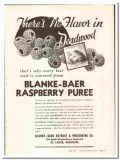 Blanke-Baer Extract Preserving Company 1937 vintage ice cream ad puree Blanke-Baer Extract Preserving Company 1937 vintage ice cream ad puree