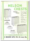 C Nelson Mfg Company 1937 vintage ice cream ad Nelco Chests cabinets C Nelson Mfg Company 1937 vintage ice cream ad Nelco Chests cabinets
