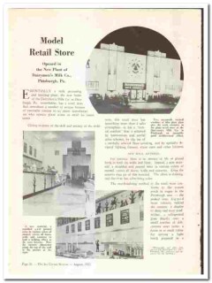 Dairymens Milk Company 1937 vintage dairy article Model Retail Store Dairymens Milk Company 1937 vintage dairy article Model Retail Store