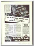 Goodyear Tire Rubber Company 1937 vintage truck ad North Star Express