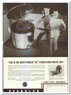 Pfaudler Company 1937 vintage ice cream ad DX Flash-Flood Cooler Pfaudler Company 1937 vintage ice cream ad DX Flash-Flood Cooler