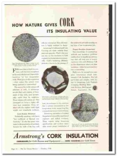 Armstrong Cork Products Company 1938 vintage ice cream ad insulating Armstrong Cork Products Company 1938 vintage ice cream ad insulating
