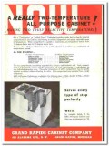 Grand Rapids Cabinet Company 1938 vintage ice cream ad Two Temperature Grand Rapids Cabinet Company 1938 vintage ice cream ad Two Temperature