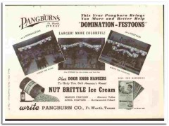 Pangburn Company 1938 vintage ice cream ad Domination Festoons Pangburn Company 1938 vintage ice cream ad Domination Festoons