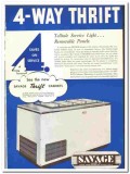 Savage Arms Corp 1938 vintage ice cream ad Cabinets 4-Way Thrift Savage Arms Corp 1938 vintage ice cream ad Cabinets 4-Way Thrift