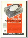 Sutherland Paper Company 1938 vintage box ad carton package ice cream Sutherland Paper Company 1938 vintage box ad carton package ice cream