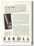 Zeroll Company 1938 vintage ice cream ad dipper non-mechanical