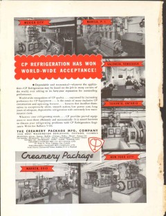 Creamery Package Mfg Company 1939 vintage ice cream ad refrigeration
