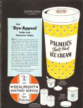 Sealright Company 1939 vintage ice cream ad Eye-Appeal container
