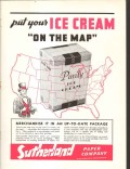 Sutherland Paper Company 1939 vintage box ad ice cream package map Sutherland Paper Company 1939 vintage box ad ice cream package map