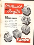 Sutherland Paper Company 1939 vintage box ad ice cream package profits Sutherland Paper Company 1939 vintage box ad ice cream package profits