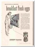 Armour Creameries Inc 1947 vintage ice cream ad breakfast fresh eggs Armour Creameries Inc 1947 vintage ice cream ad breakfast fresh eggs