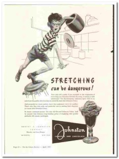 Robert A Johnston Company 1947 vintage ice cream ad chocolate Cokay Robert A Johnston Company 1947 vintage ice cream ad chocolate Cokay