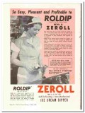 Zeroll Company 1947 vintage ice cream ad Roldip dipper