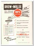 E F Drew Company 1948 vintage ice cream ad Drew-Mulse emulsifier E F Drew Company 1948 vintage ice cream ad Drew-Mulse emulsifier