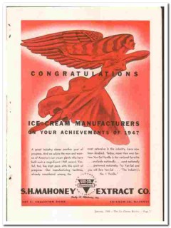 S H Mahoney Extract Company 1948 vintage ice cream ad Van-Sal Vanilla S H Mahoney Extract Company 1948 vintage ice cream ad Van-Sal Vanilla