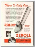 Zeroll Company 1948 vintage ice cream ad Roldip dipper one