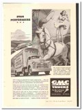 General Motors Corp 1949 vintage truck ad GMC star performers circus General Motors Corp 1949 vintage truck ad GMC star performers circus
