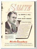 Nash-Kelvinator Corp 1949 vintage ice cream ad Edwin C Hill salute Nash-Kelvinator Corp 1949 vintage ice cream ad Edwin C Hill salute