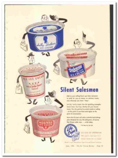 Lily-Tulip Cup Corp 1949 vintage ice cream ad Nested Containers Lily-Tulip Cup Corp 1949 vintage ice cream ad Nested Containers