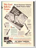 Zeroll Company 1949 vintage ice cream ad Nuroll Bulkroll Dipper