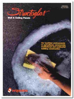 Sequentia Inc 1990 vintage wall catalog Structoglas Panels
