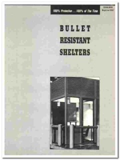 Bullet Resistant Shelters 1990 vintage industrial catalog security Bullet Resistant Shelters 1990 vintage industrial catalog security