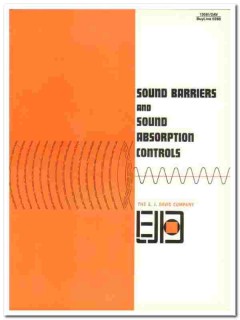 E J Davis Company 1990 vintage insulation catalog sound barriers
