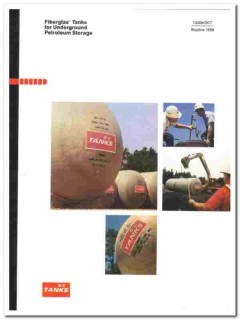 O-C Tanks Corp 1990 vintage industrial catalog Owens-Corning fiberglas