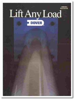 Dover Corp 1990 vintage elevator catalog industrial hydraulic lift Dover Corp 1990 vintage elevator catalog industrial hydraulic lift