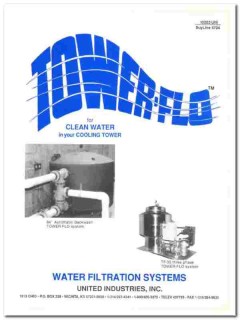 United Industries Inc 1990 vintage catalog Tower-Flo clean water United Industries Inc 1990 vintage catalog Tower-Flo clean water