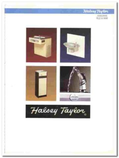 Halsey Taylor Company 1990 vintage plumbing catalog Water Coolers Halsey Taylor Company 1990 vintage plumbing catalog Water Coolers