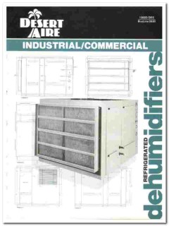 Desert Aire 1990 vintage heating catalog refrigerated dehumidifier Desert Aire 1990 vintage heating catalog refrigerated dehumidifier
