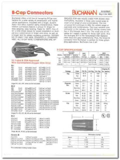 Buchanan Construction Products 1990 vintage electrical catalog connect