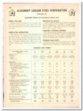 Allegheny Ludlum Steel Corp 1947 vintage industrial catalog Stainless Allegheny Ludlum Steel Corp 1947 vintage industrial catalog Stainless