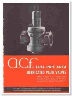 American Car Foundry Company 1947 vintage industrial catalog valves American Car Foundry Company 1947 vintage industrial catalog valves