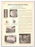 American Copper Brass Works Inc 1947 vintage industrial catalog