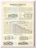 Borden Metal Products Company 1947 vintage industrial catalog grating Borden Metal Products Company 1947 vintage industrial catalog grating