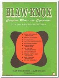 Blaw-Knox Company 1947 vintage industrial catalog process equipment Blaw-Knox Company 1947 vintage industrial catalog process equipment