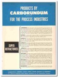 Carborundum Company 1947 vintage industrial catalog Super Refractories Carborundum Company 1947 vintage industrial catalog Super Refractories