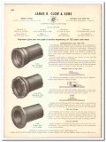 James B Clow Sons 1947 vintage industrial catalog Cast Iron Pipe James B Clow Sons 1947 vintage industrial catalog Cast Iron Pipe