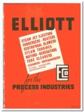 Elliott Company 1947 vintage industrial catalog heaters blowers steam